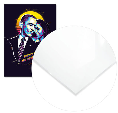 Barrack Obama And Michelle Obama - @WpapArtist