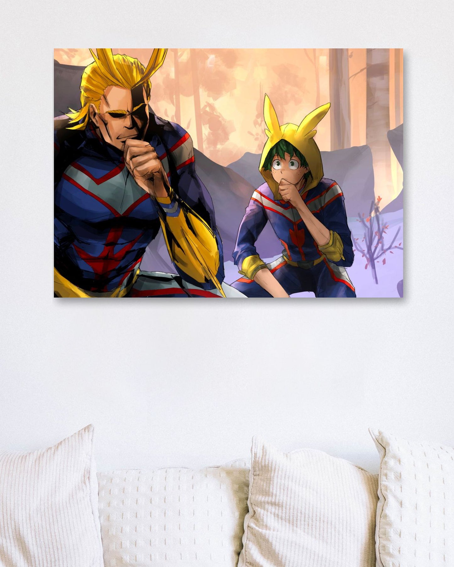 All Might and Midoriya - @Wasenglo