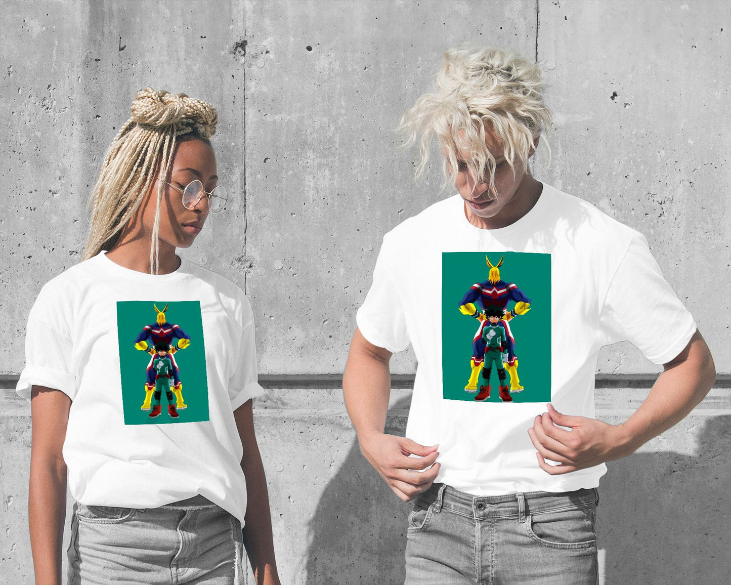 All Might and Deku - @Wasenglo