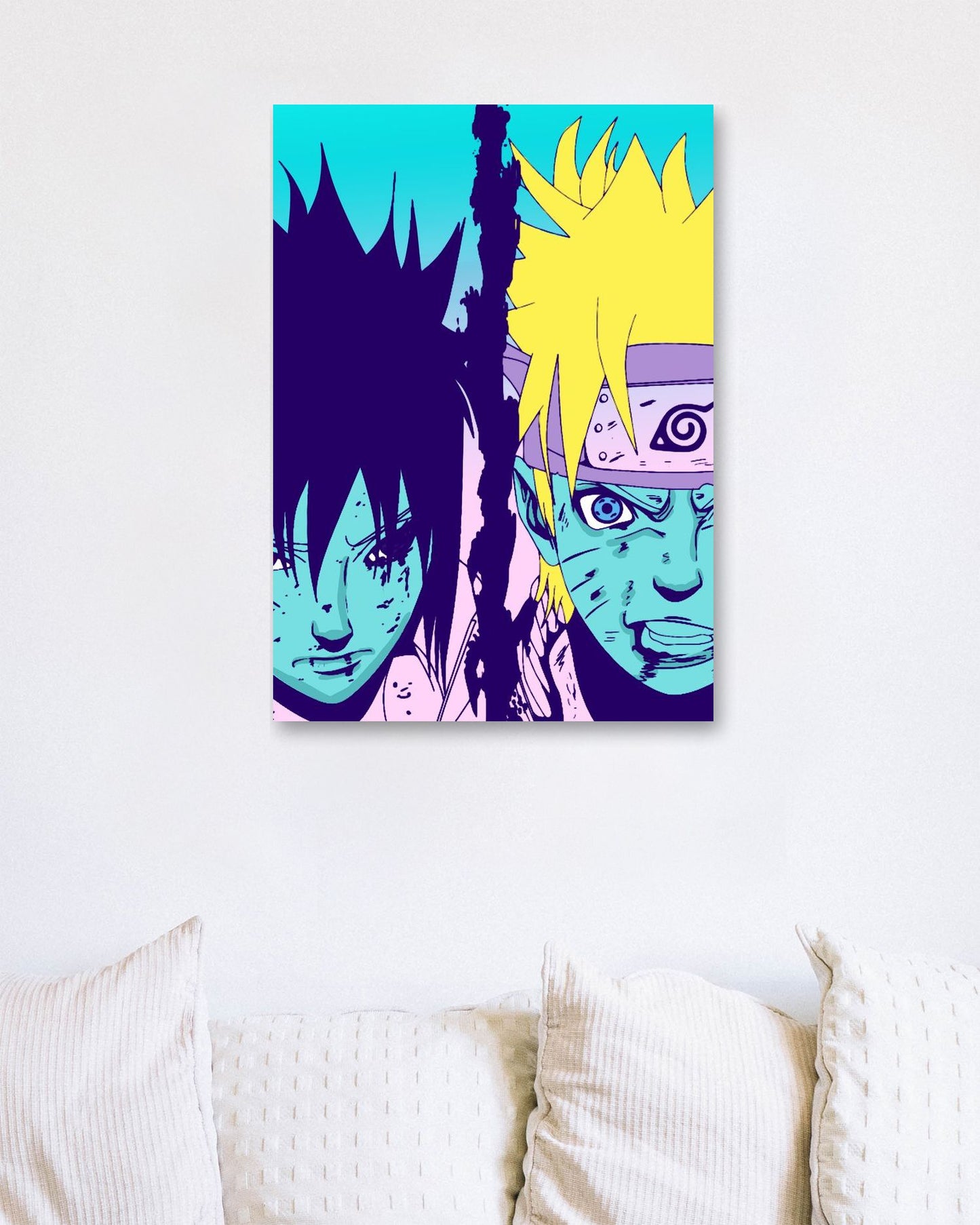 naruto vs sasuke pop art - @beautifulday