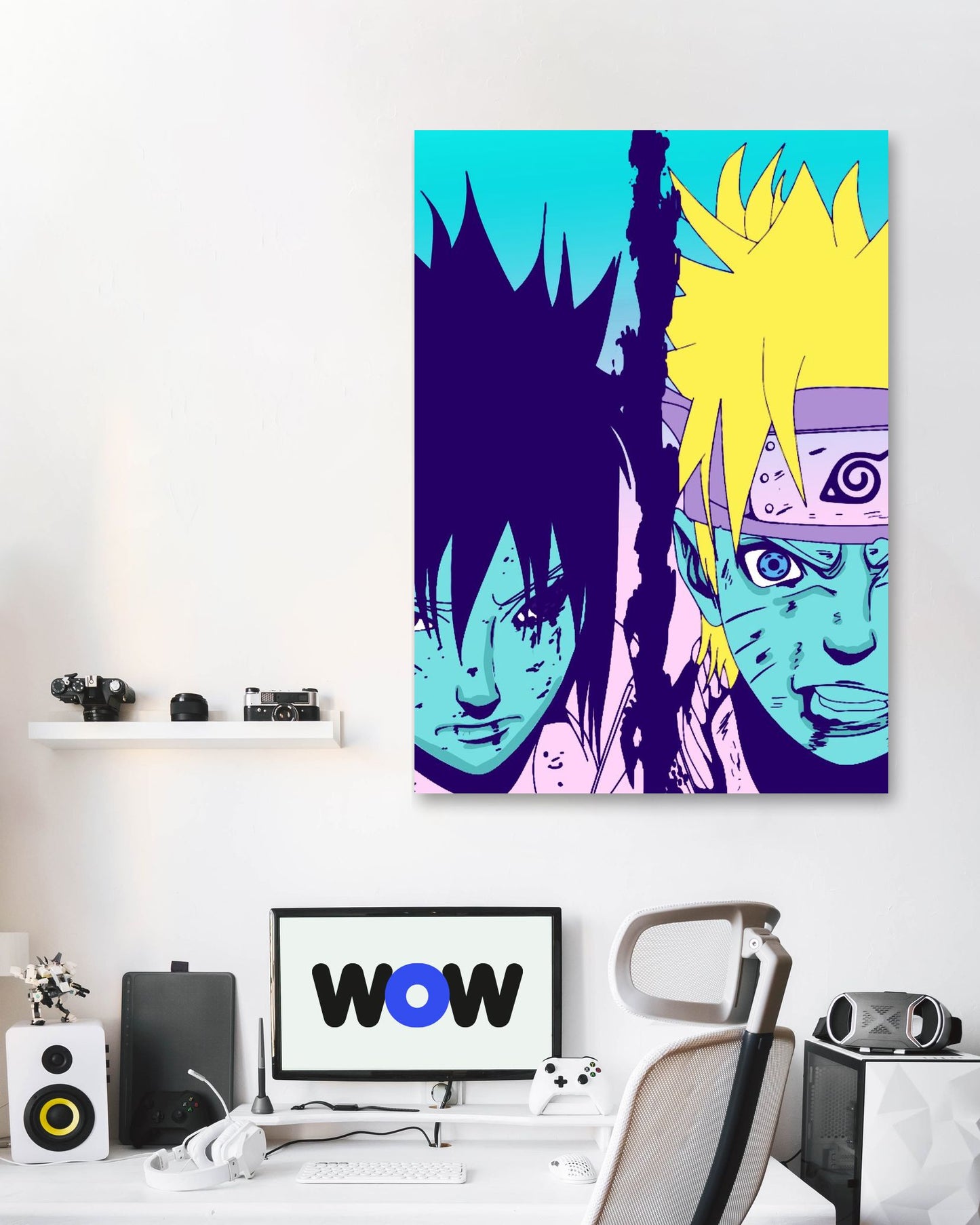 naruto vs sasuke pop art - @beautifulday