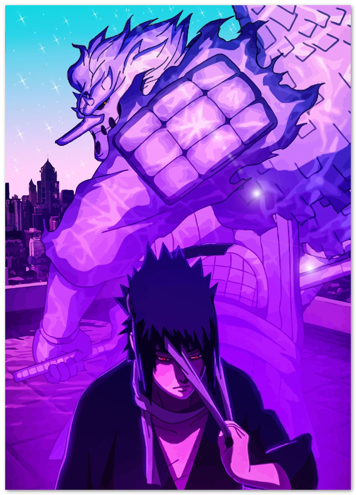 uchiha sasuke with susanoo - @beautifulday