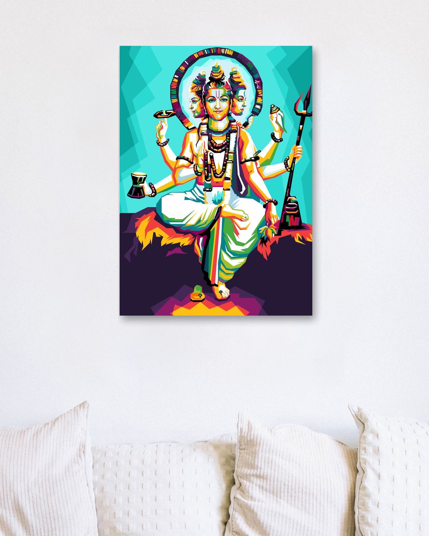 Brahma God Pop Art - @WpapArtist