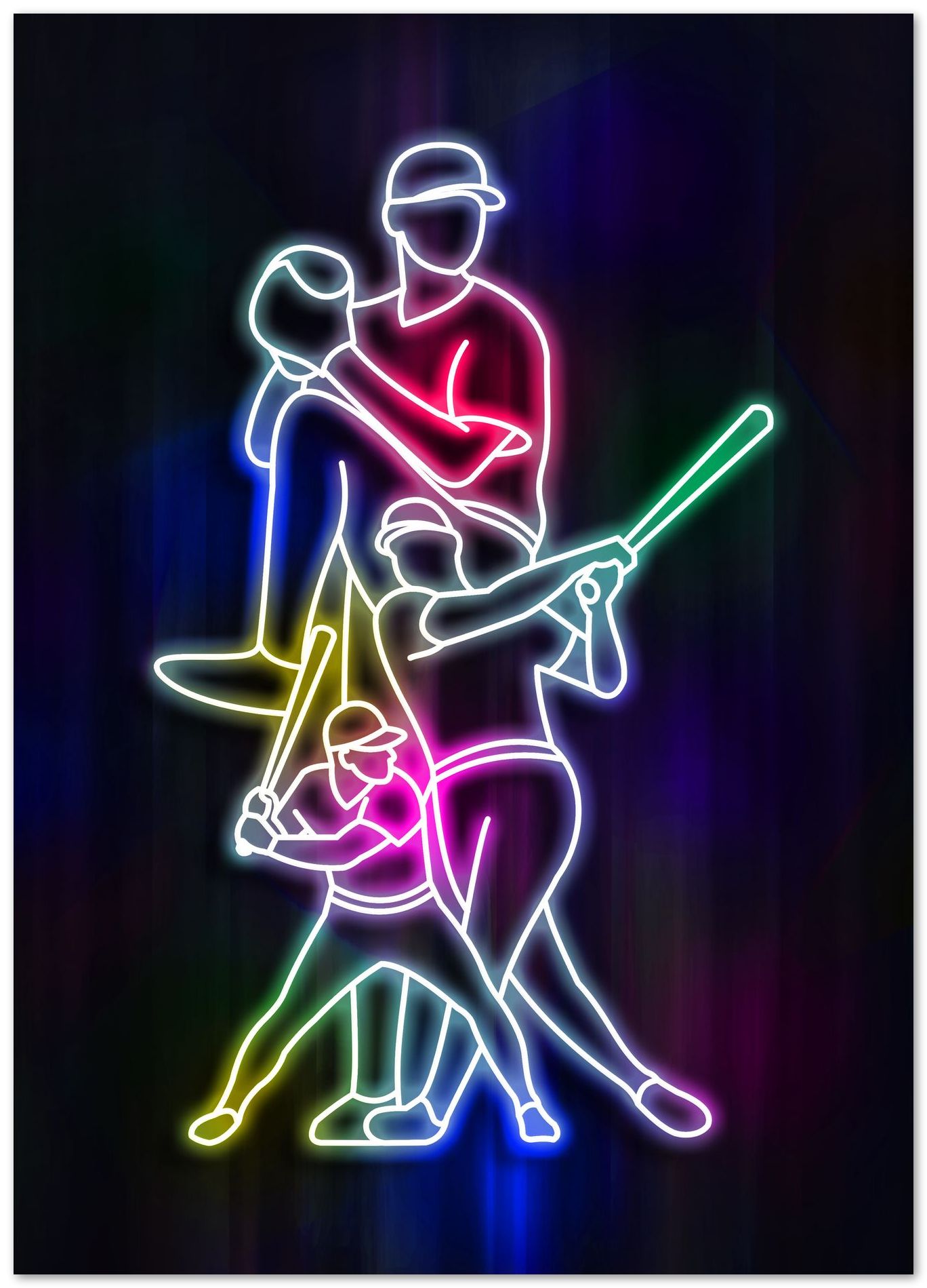 baseball neon sign - @izmo
