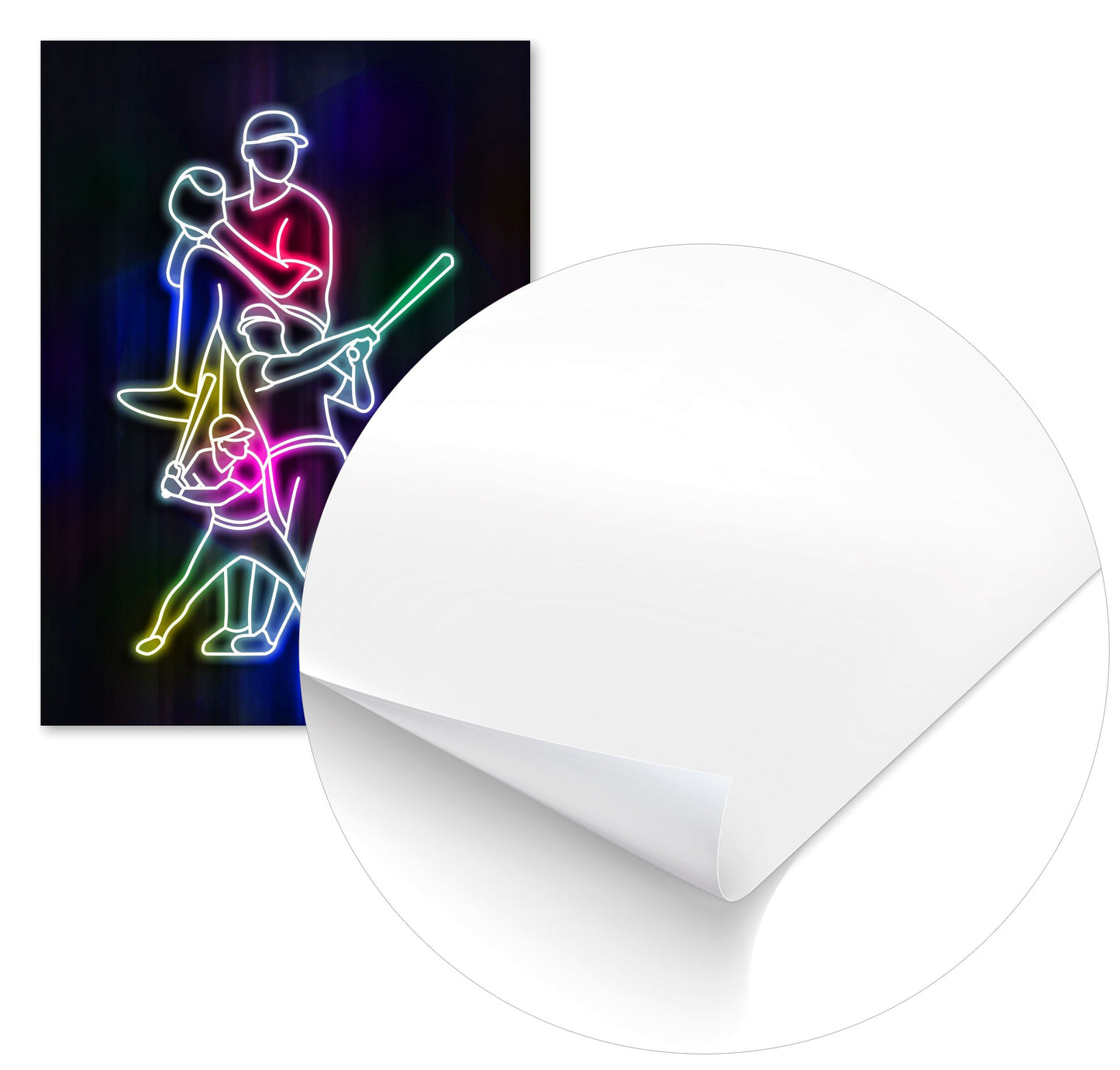 baseball neon sign - @izmo