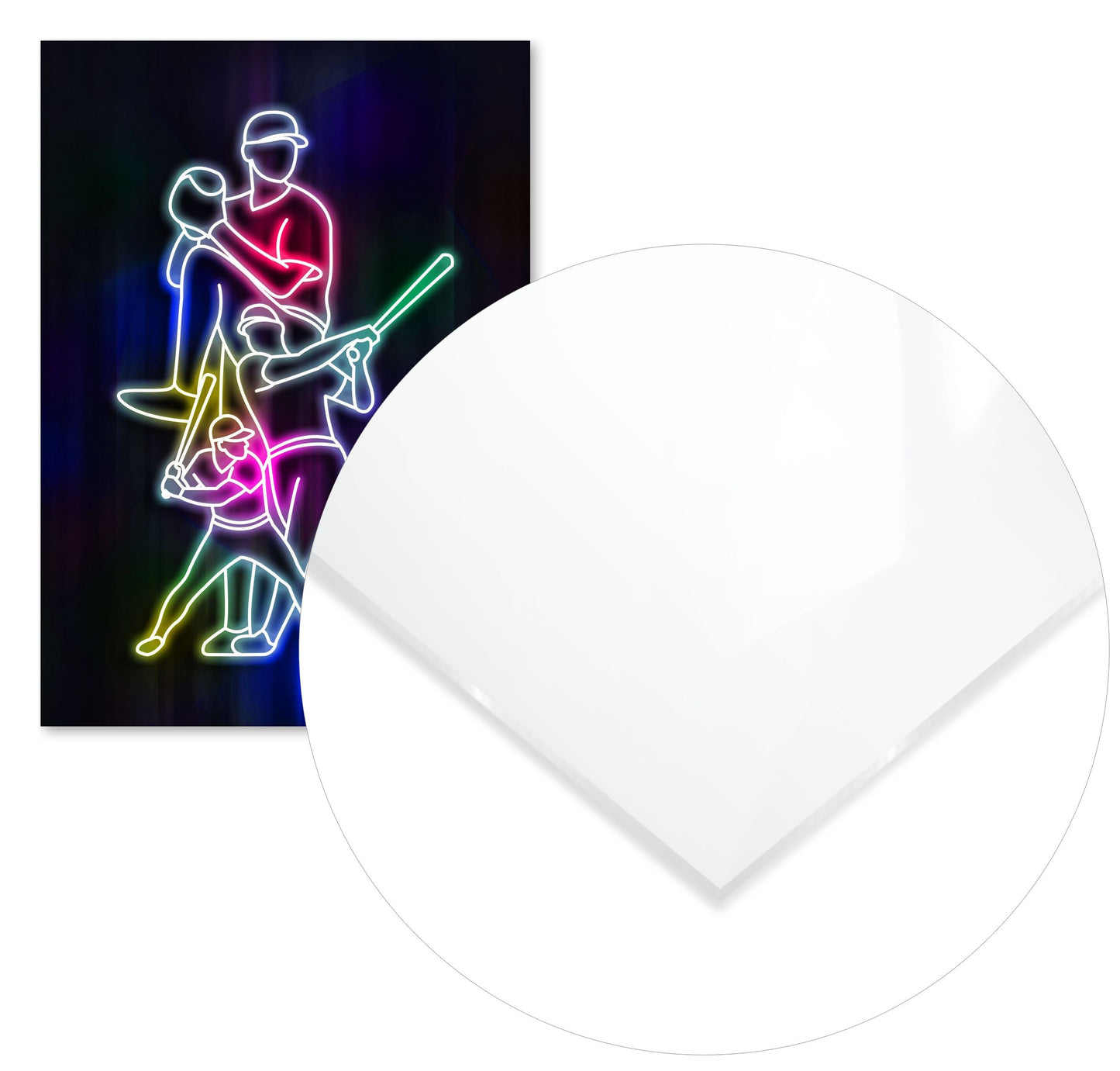 baseball neon sign - @izmo