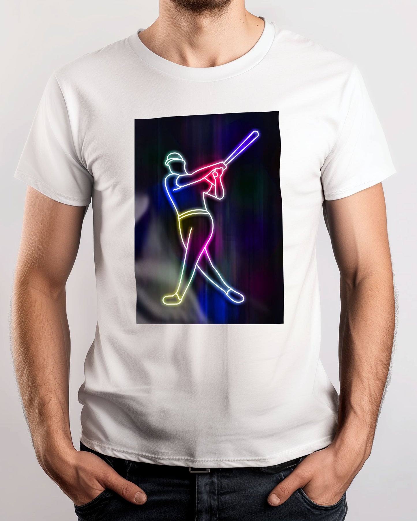 baseball neon art3 - @izmo