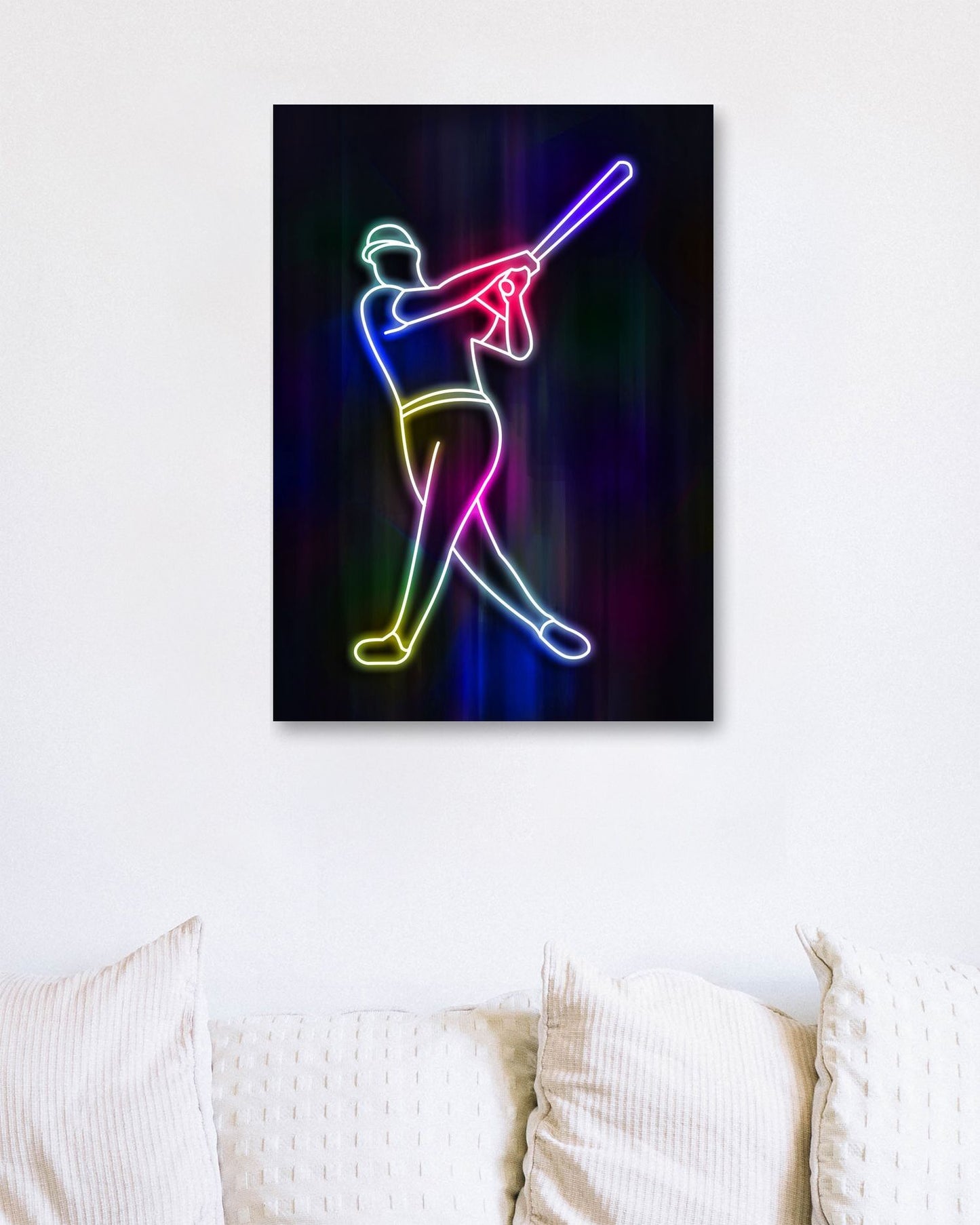 baseball neon art3 - @izmo