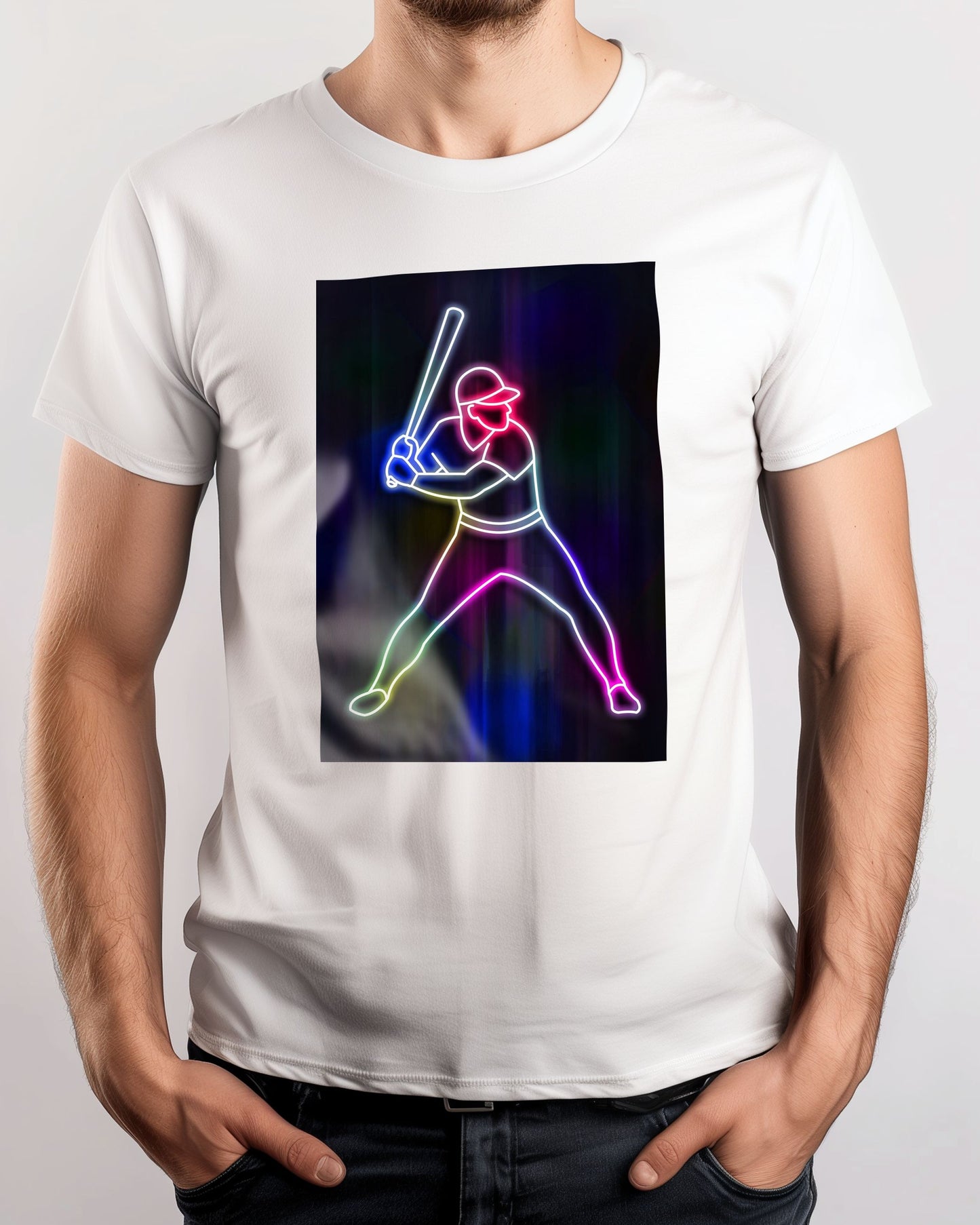 baseball neon art4 - @izmo