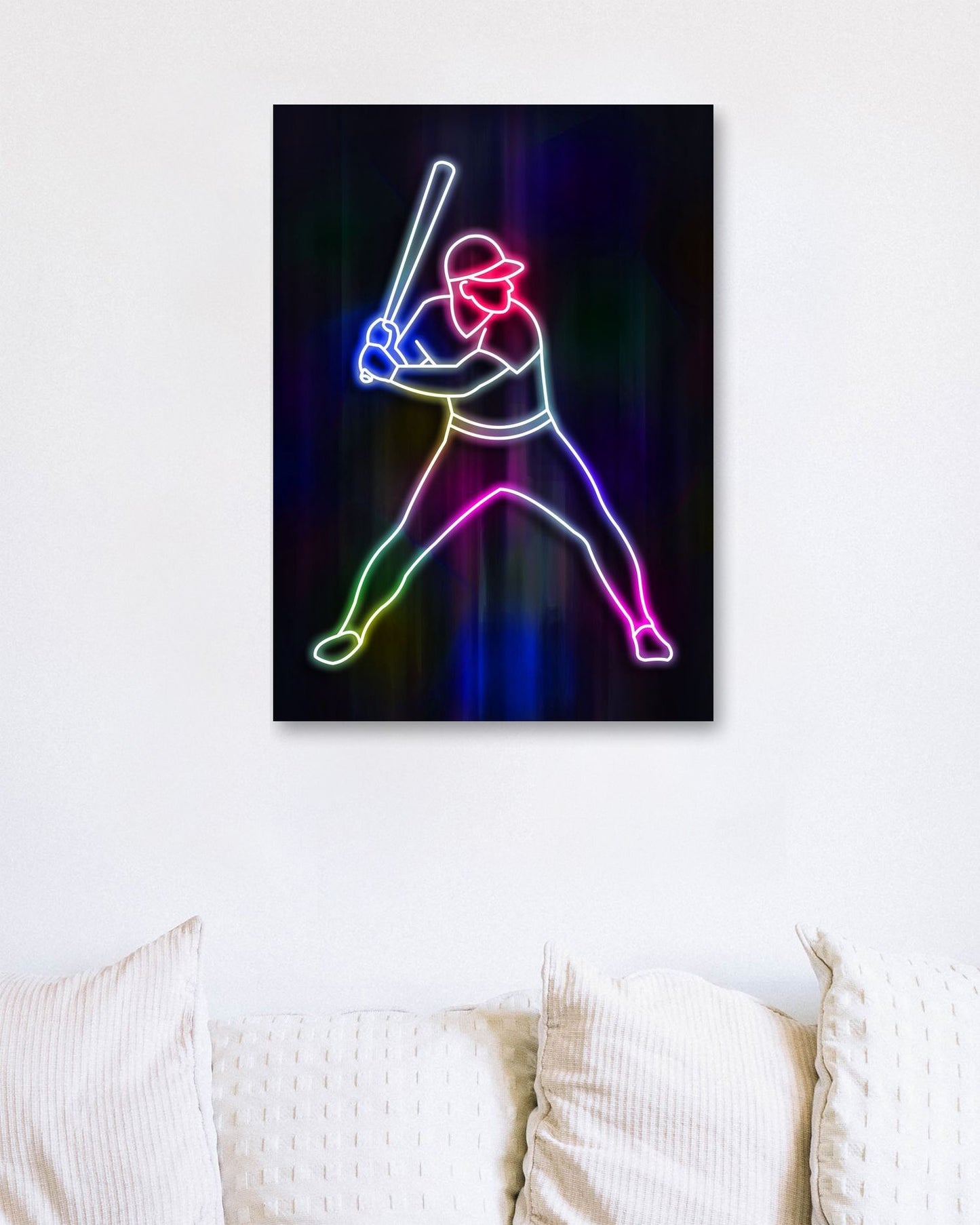 baseball neon art4 - @izmo