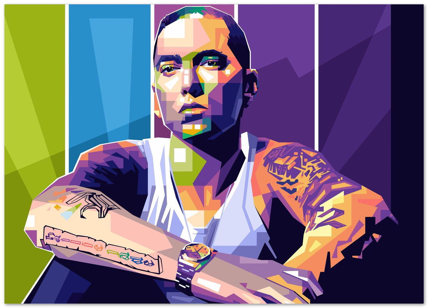 Eminem Rap In WPAP - @WpapArtist