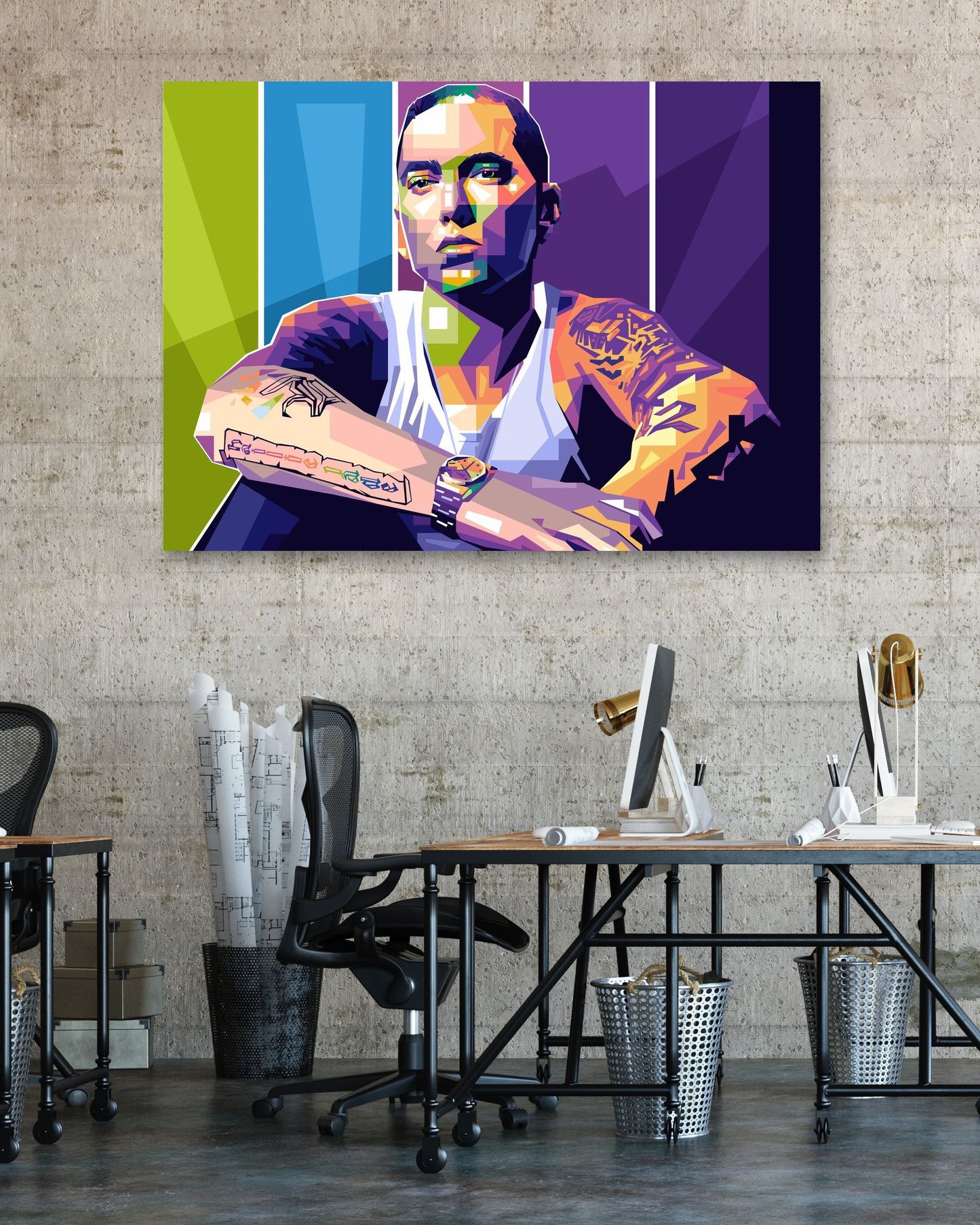 Eminem Rap In WPAP - @WpapArtist