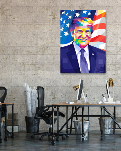 Donald Trump Pop Art - @WpapArtist