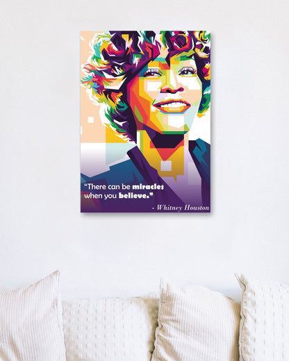 Whitney Houston In Pop Art - @WpapArtist