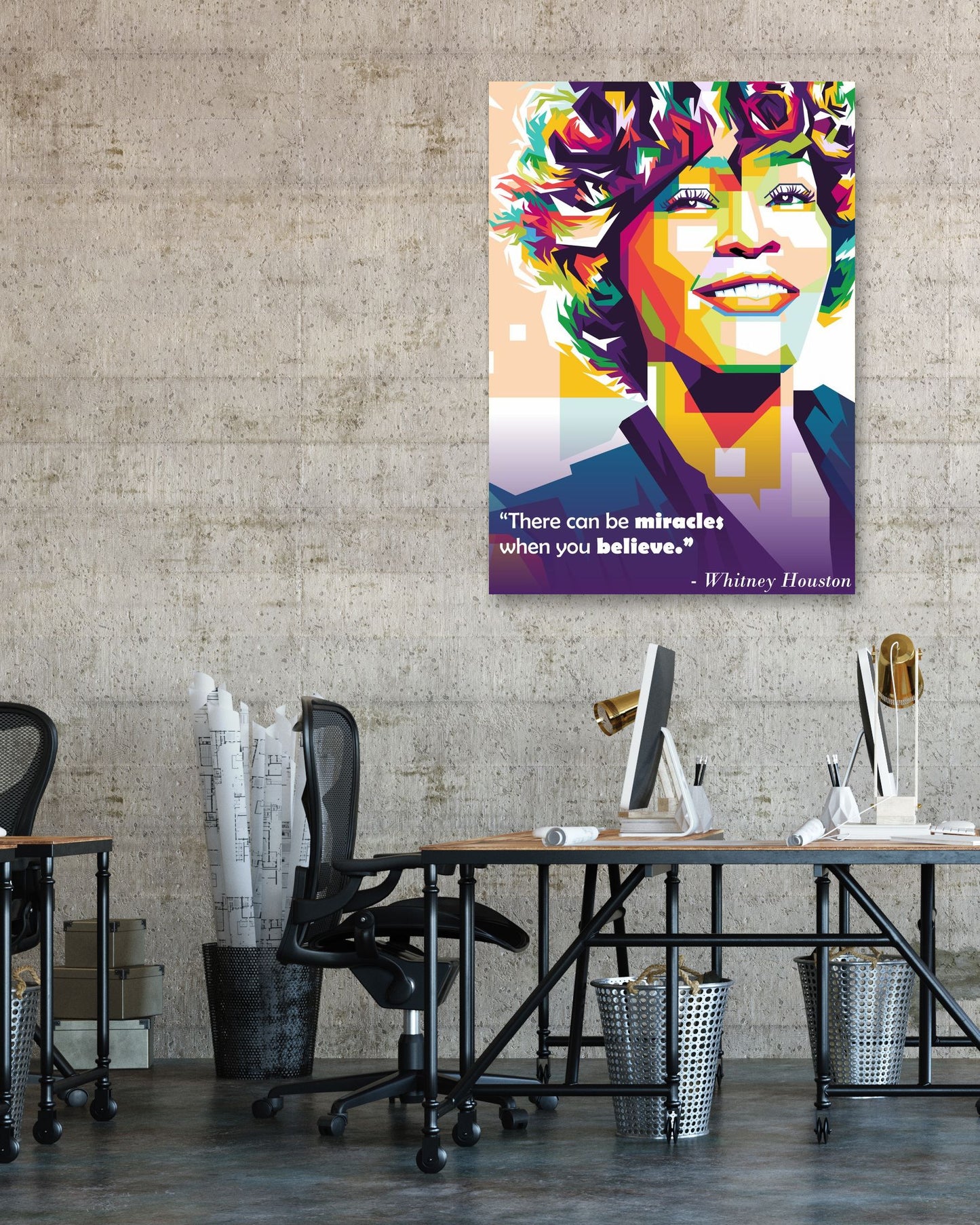 Whitney Houston In Pop Art - @WpapArtist