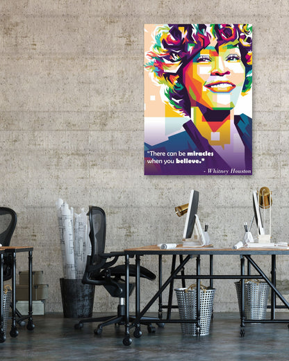 Whitney Houston In Pop Art - @WpapArtist