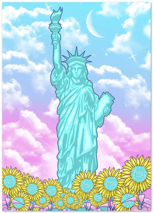 liberty statue aesthetic - @beautifulday