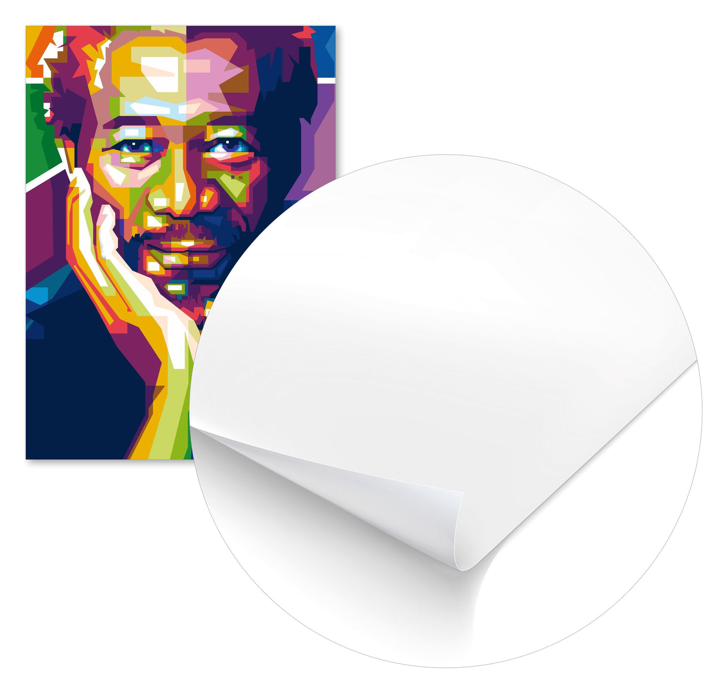 Morgan Freeman Pop Art - @WpapArtist