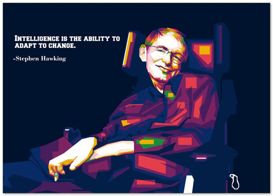 Steven Hawking Pop Art - @WpapArtist