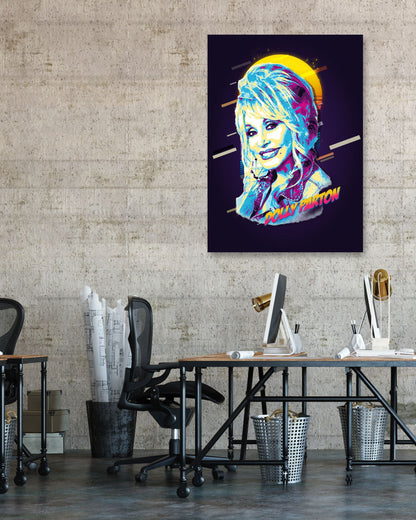 Dolly Parton Pop Art - @WpapArtist