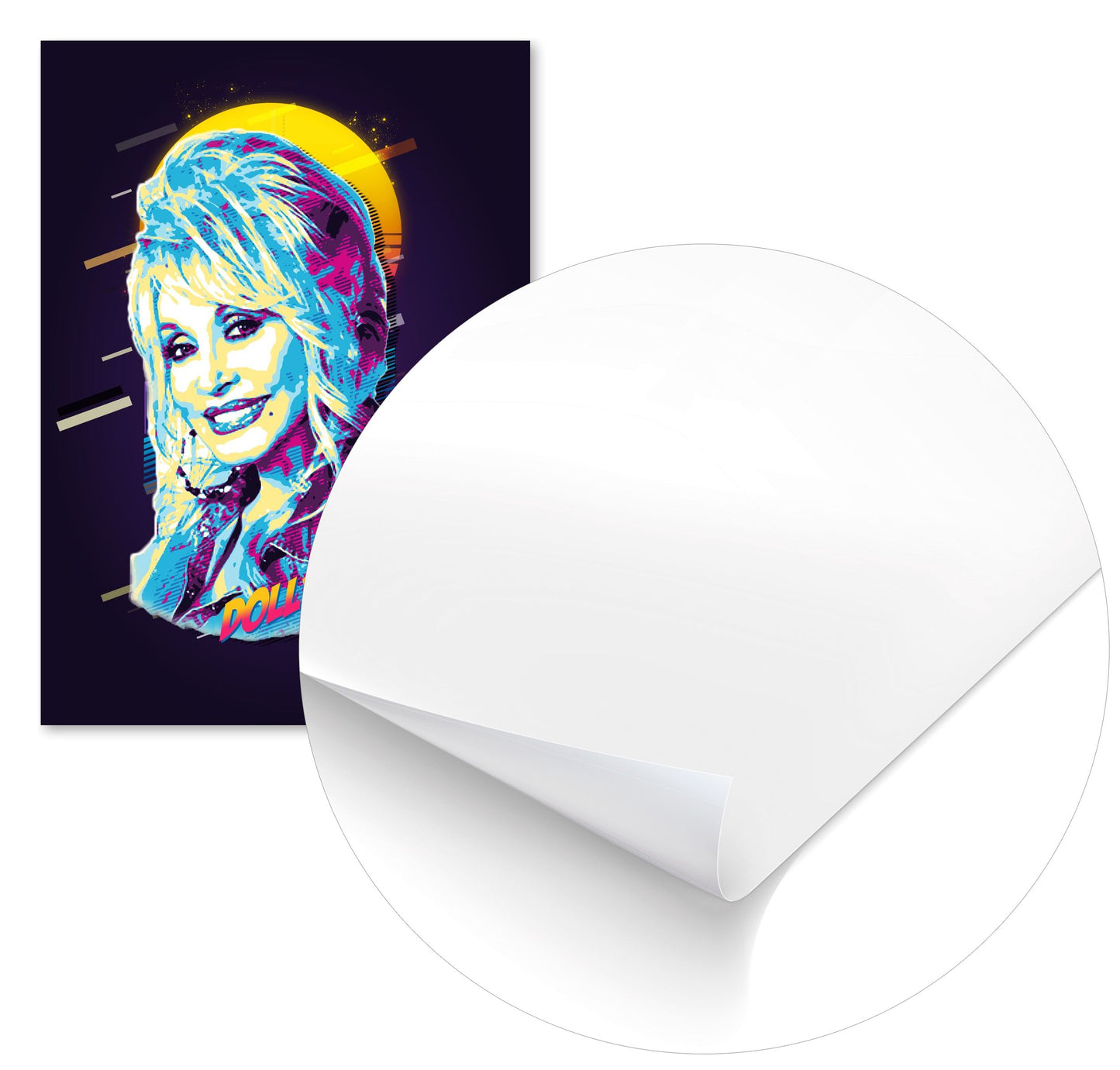 Dolly Parton Pop Art - @WpapArtist