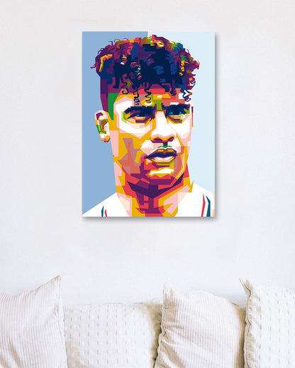 Frank Rijkaard pop art - @WpapArtist