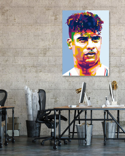 Frank Rijkaard pop art - @WpapArtist