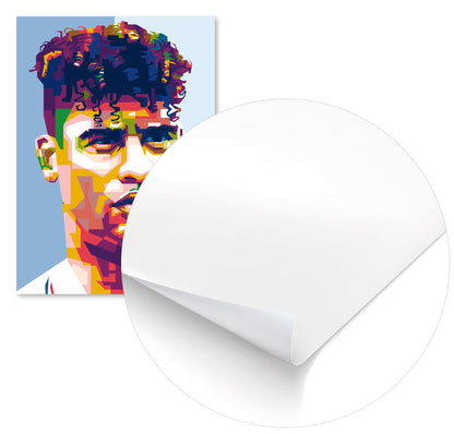 Frank Rijkaard pop art - @WpapArtist