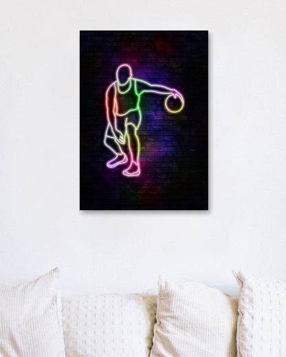 neon basketball art10 - @izmo