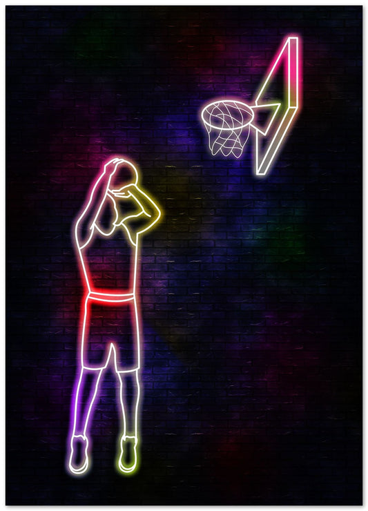 neon basketball art13 - @izmo