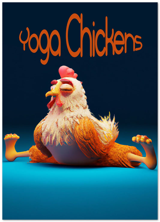 Yoga Chickens - @elzart