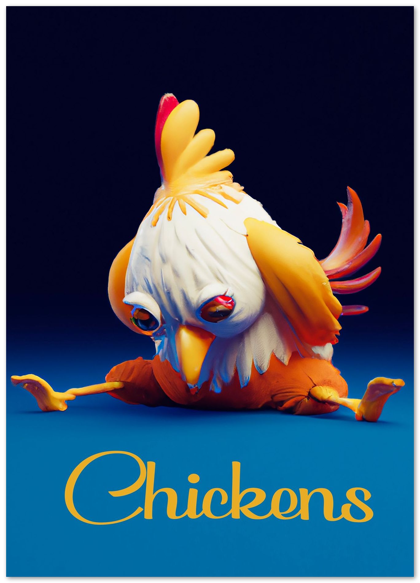 chicken yoga 2 - @elzart