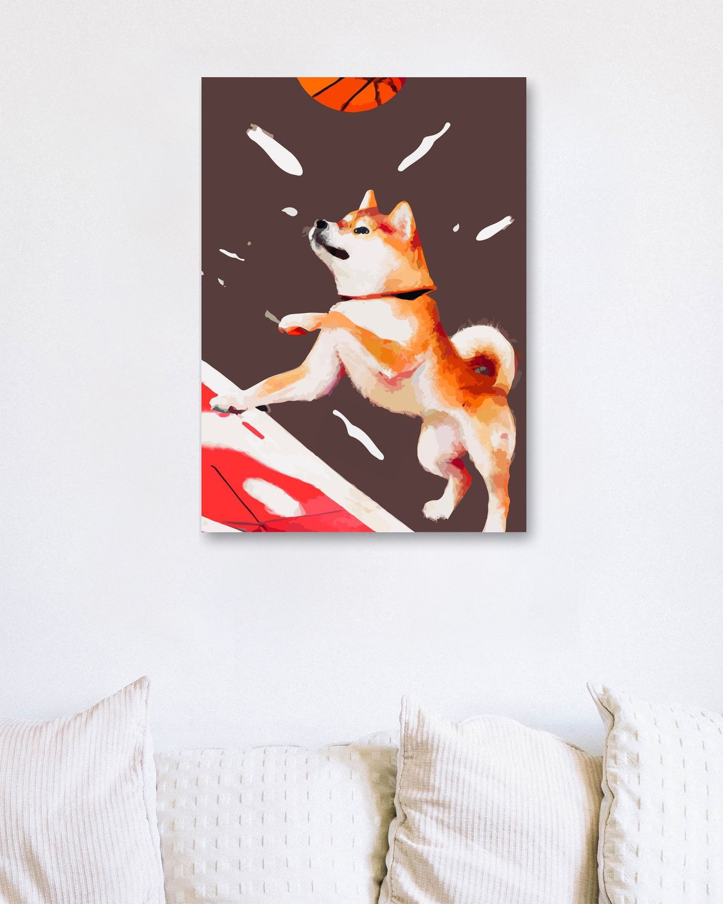 Dog Playing Basket - @elzart