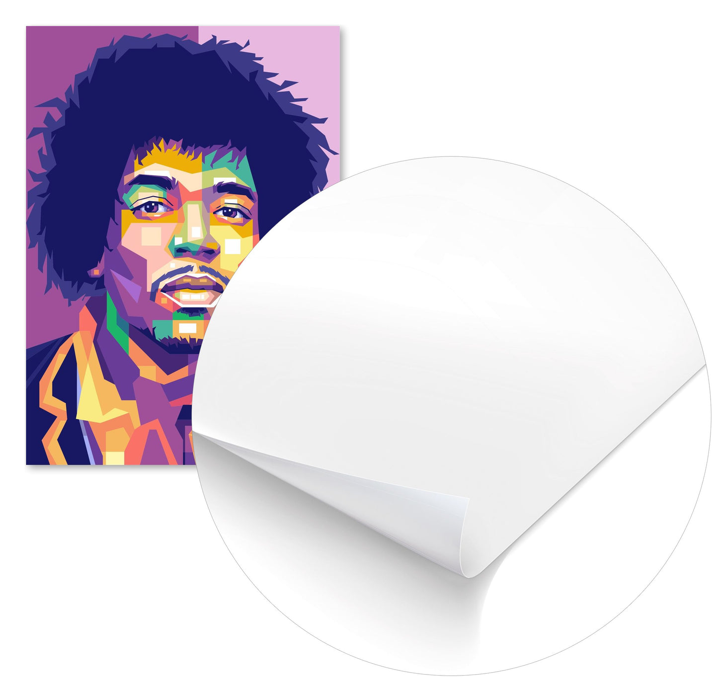 Jimi Hendrix Pop Art - @WpapArtist