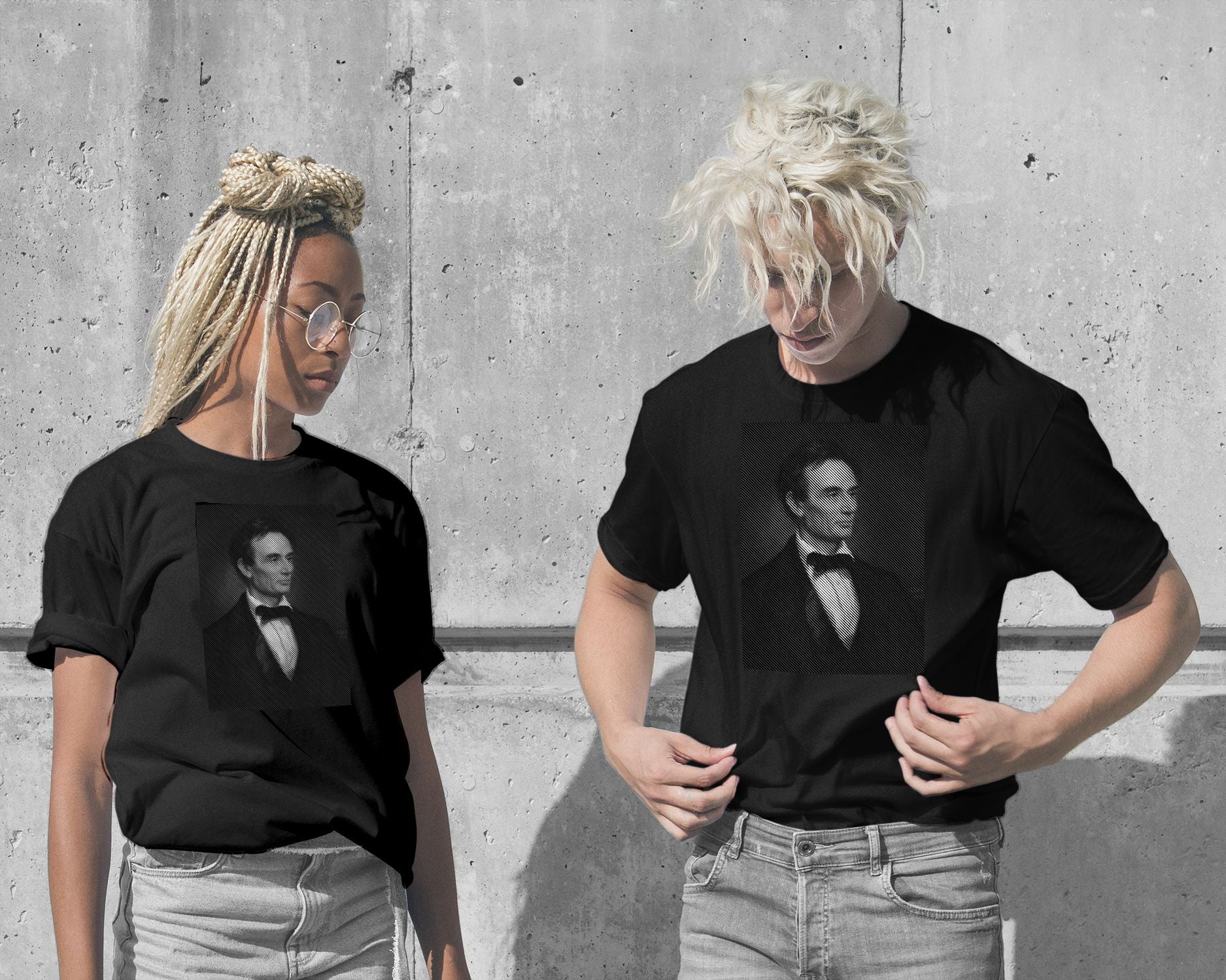 T-Shirt-Abraham Lincoln US - @Vecto-wow.fan
