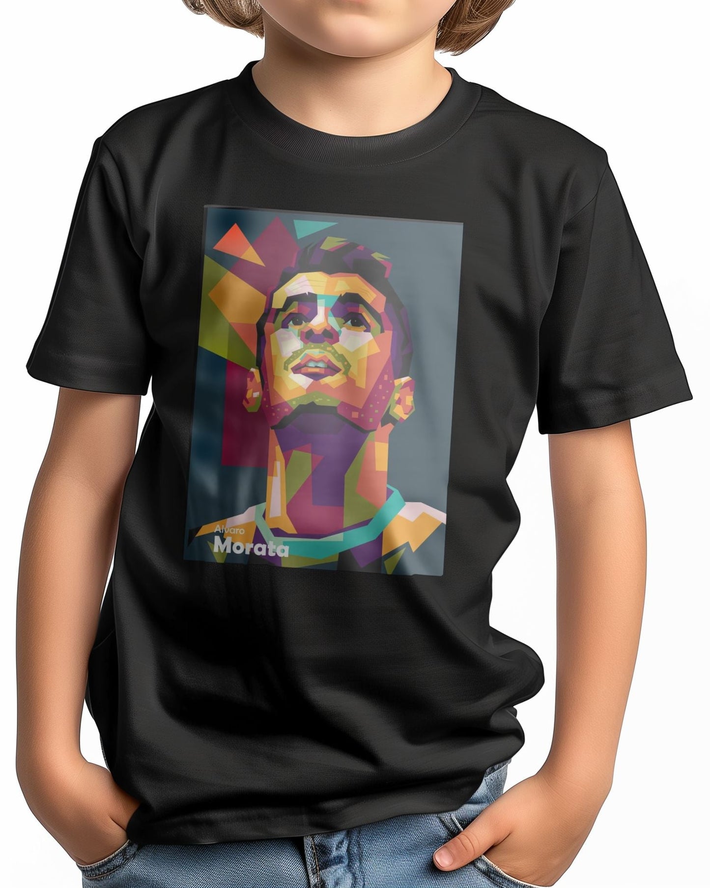 Tee Alvaro Morata in WPAP POP ART - @Mirupop_06