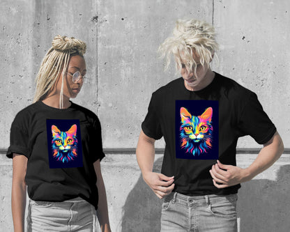 T-Shirt-Animal Cat WPAP - @GreyArt-wow.fan