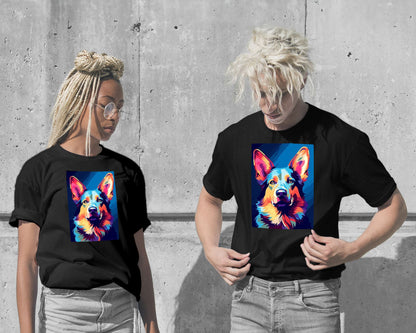 T-Shirt-Animal Dog Pop Art - @GreyArt-wow.fan