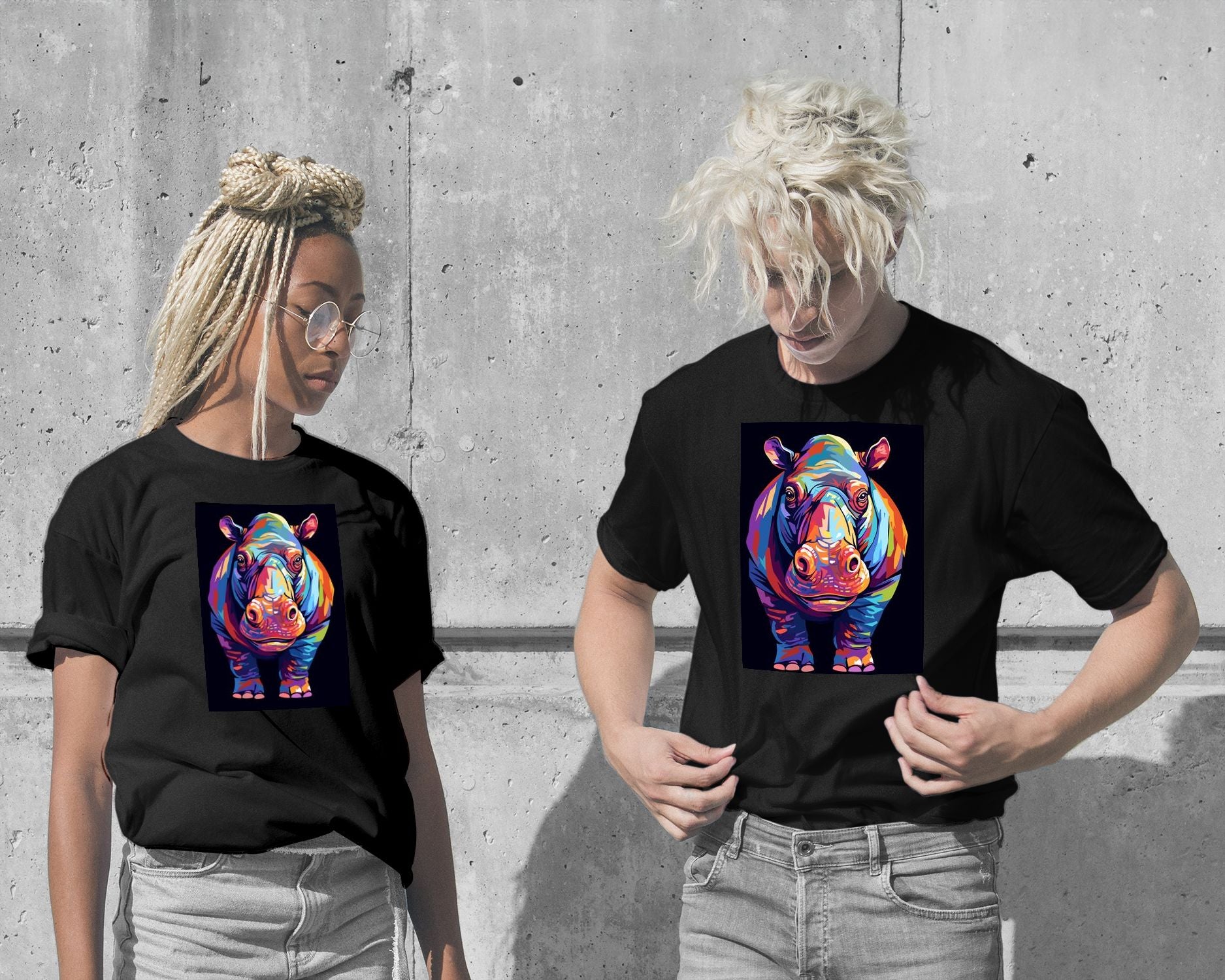 T-Shirt-Animal Pop Art - @GreyArt-wow.fan