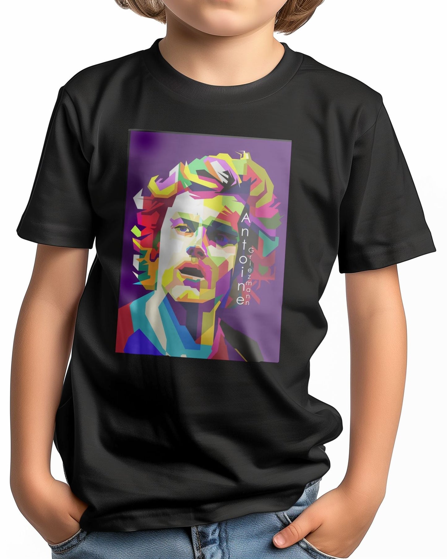 Tee Antoine Griezmann Soccer Football Pop Art WPAP - @Artkreator