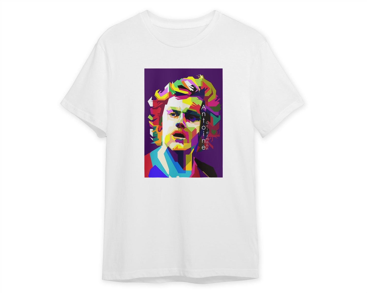 Tee Antoine Griezmann Soccer Football Pop Art WPAP - @Artkreator