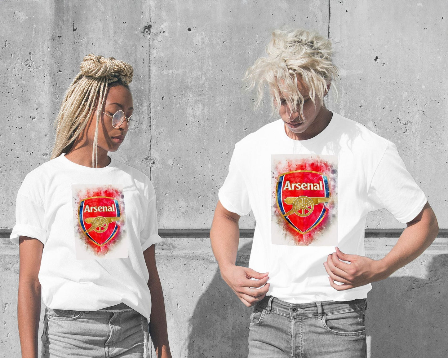 Tee Arsenal FC Painting - @ArtStyle