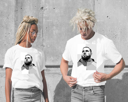 Tee Art LeBron James in Grey - @WPAPbyiant