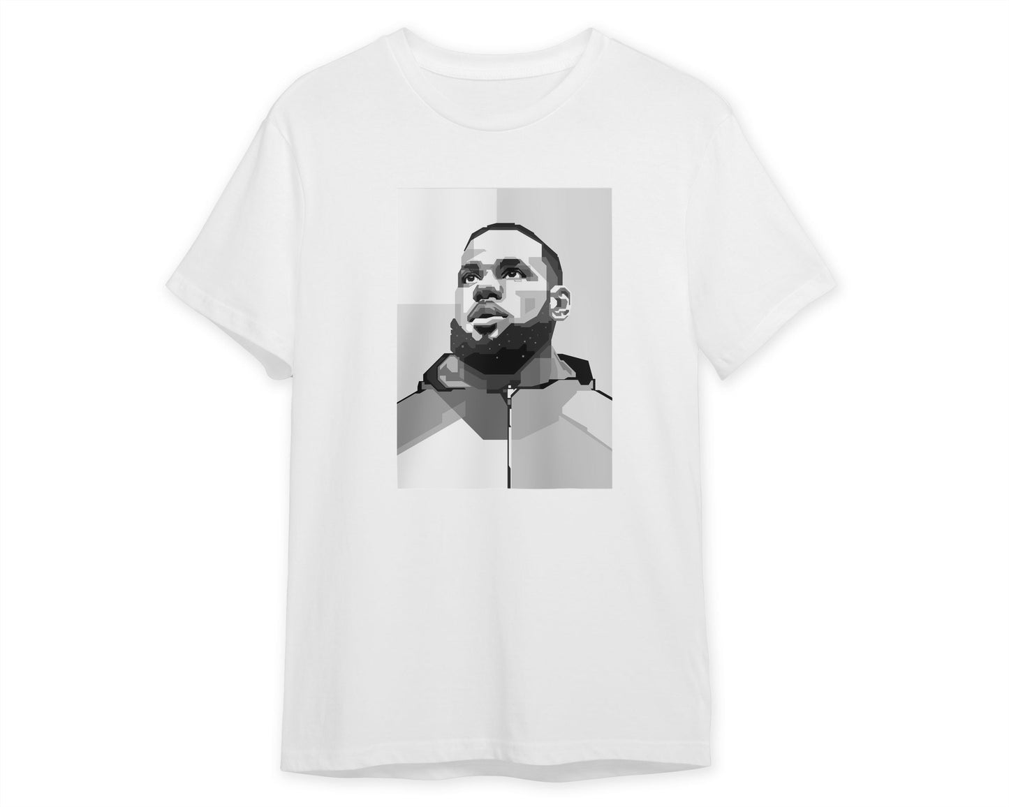Tee Art LeBron James in Grey - @WPAPbyiant
