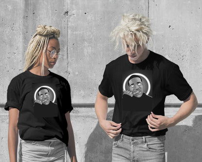 T-Shirt-Asap Ferg Grayscale Rapper - @ColorizeStudio-wow.fan