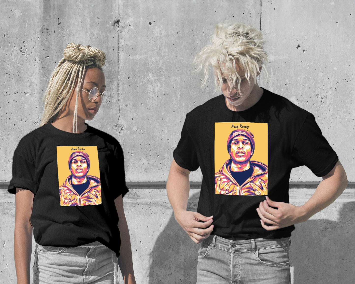 T-Shirt-Asap Rocky Pop Art 4 - @LuckyDream-wow.fan