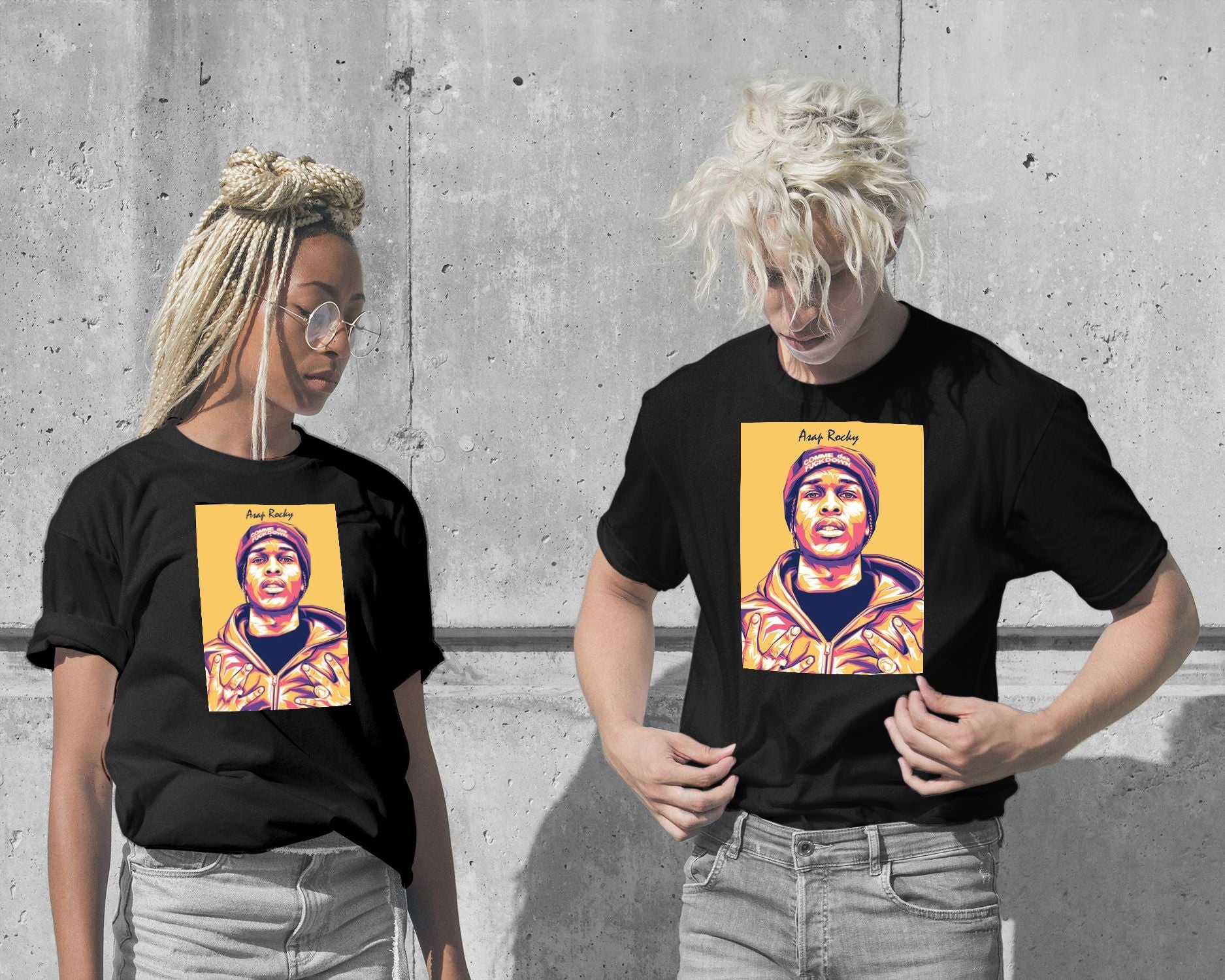 T-Shirt-Asap Rocky Pop Art 4 - @LuckyDream-wow.fan