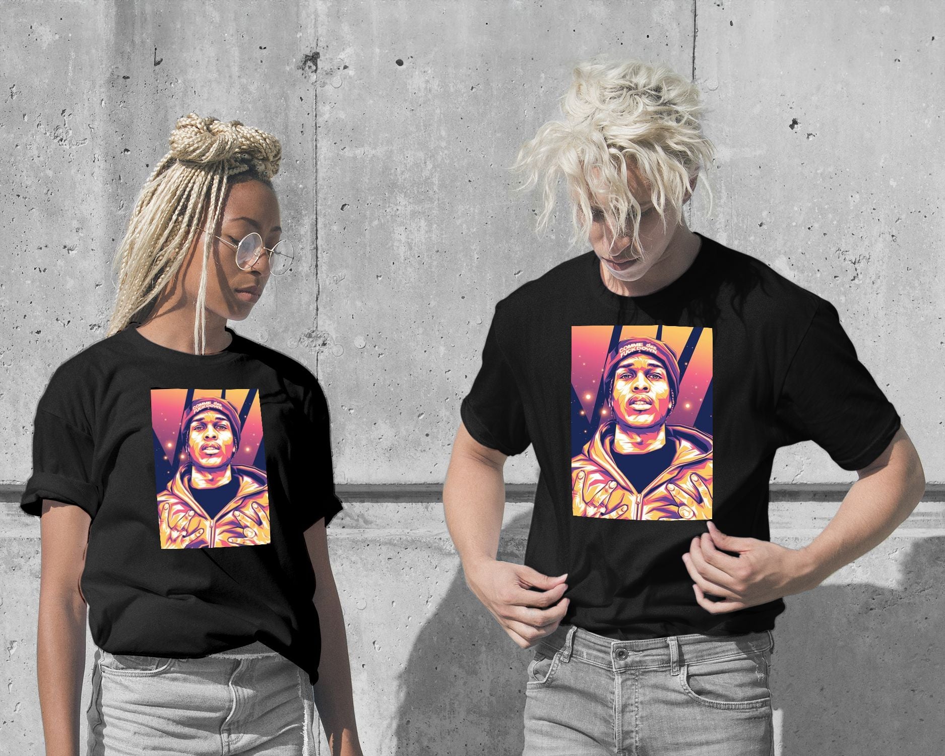 T-Shirt-Asap Rocky Pop Art 7 - @LuckyDream-wow.fan