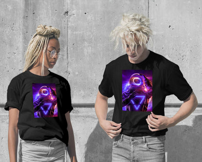 T-Shirt-Astronaut Space Neon - @PUFFY-wow.fan