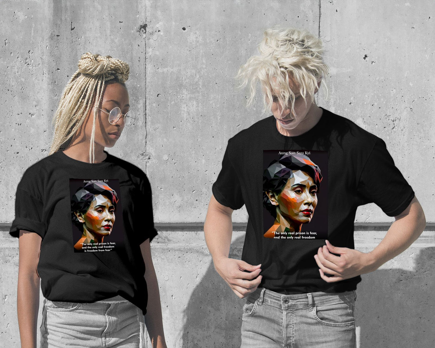 T-Shirt-Aung San Suu Kyi Quotes - @WpapArtist-wow.fan